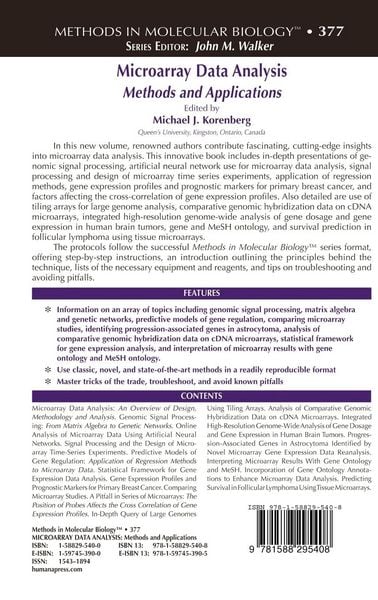 Produktbild: Microarray Data Analysis