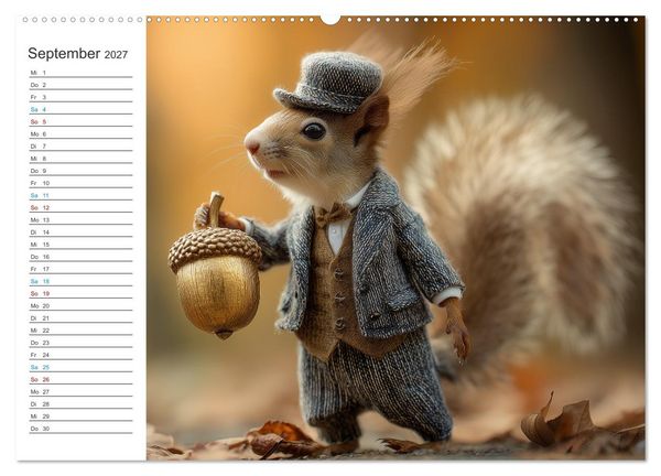 Produktbild: Tierisch genial (Wandkalender 2027 DIN A2 quer), CALVENDO Monatskalender