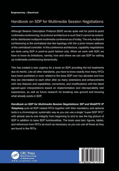 Produktbild: Handbook of SDP for Multimedia Session Negotiations