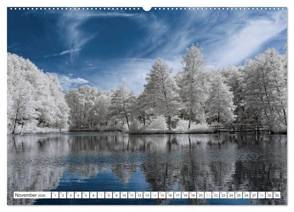 Produktbild: Zauberhafte Infrarot-Fotografie (hochwertiger Premium Wandkalender 2026 DIN A2 quer), Kunstdruck in Hochglanz
