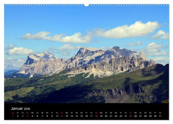 Produktbild: Idyllische Dolomiten (hochwertiger Premium Wandkalender 2026 DIN A2 quer), Kunstdruck in Hochglanz