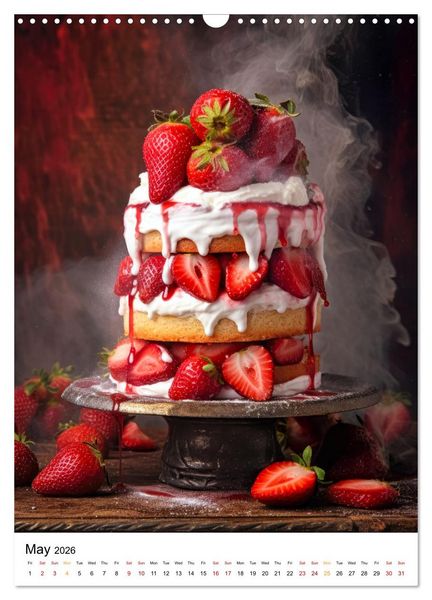 Produktbild: Yummy Bakes (Wall Calendar 2026 DIN A3 portrait), CALVENDO 12 Month Wall Calendar
