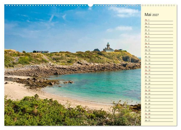 Produktbild: Zauberhafte Normandie: Frankreichs wilde, wunderbare K&uuml;ste (hochwertiger Premium Wandkalender 2027 DIN A2 quer), Kunstdruck in Hochglanz