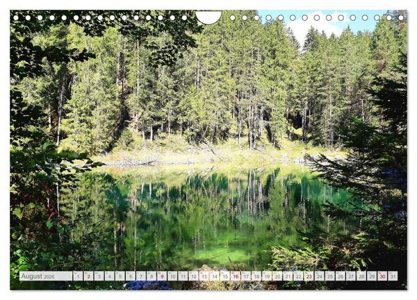 Produktbild: Mein Eibsee - Die Perle unterhalb der Zugspitze im Jahresverlauf (Wandkalender 2026 DIN A4 quer), CALVENDO Monatskalender