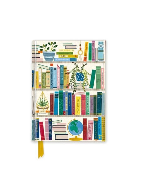 Produktbild: Premium Notizbuch DIN A6: Georgia Breeze, B&uuml;cherregal