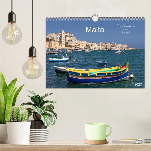 Produktbild: Malta. Impressionen einer Insel (Wandkalender 2027 DIN A4 quer), CALVENDO Monatskalender