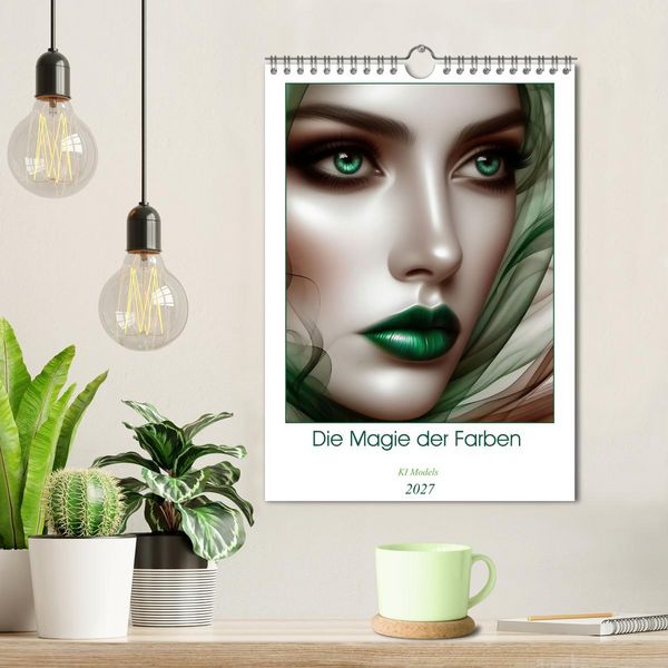 Produktbild: Die Magie der Farben (Wandkalender 2027 DIN A4 hoch), CALVENDO Monatskalender