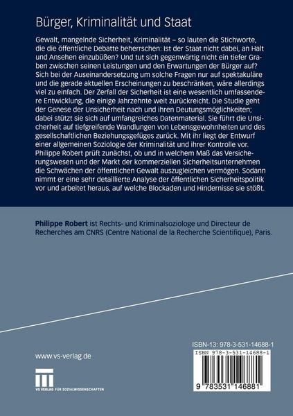 Produktbild: B&uuml;rger, Kriminalit&auml;t und Staat
