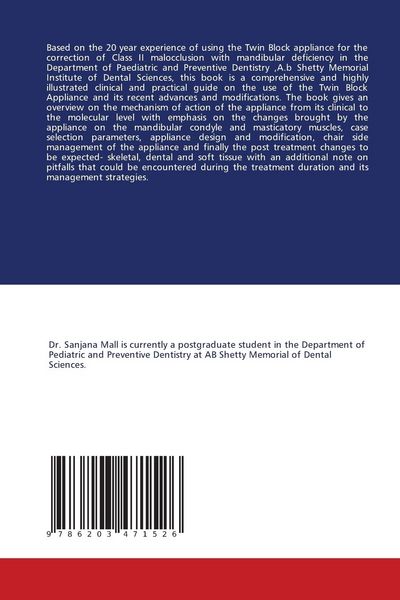 Produktbild: Twin Block Appliance : A Clinical Handbook