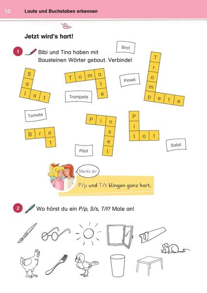 Produktbild: Bibi & Tina: Mein &Uuml;bungsbuch f&uuml;r die 1. Klasse