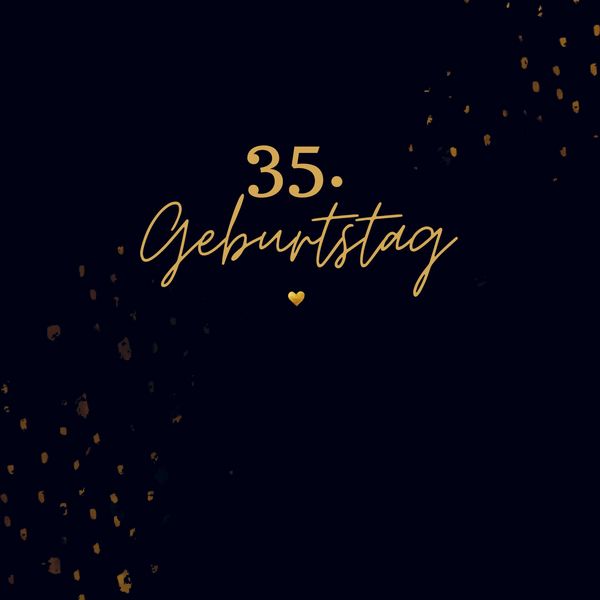 Produktbild: 35. Geburtstag- G&auml;stebuch Blanko