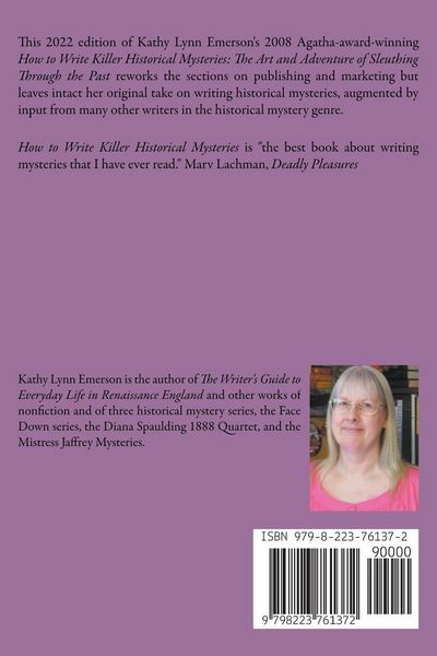 Produktbild: How to Write Killer Historical Mysteries 2022 Edition