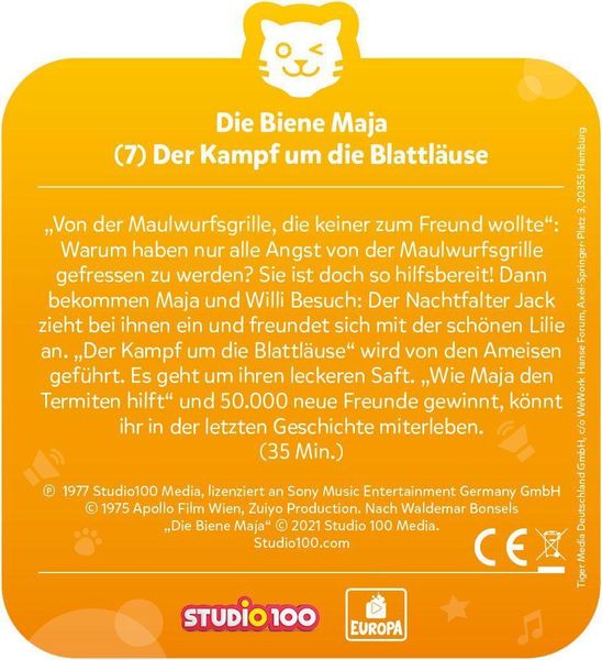 Produktbild: tigercard - Biene Maja Klassiker - Der Kampf um die Blattl&auml;use