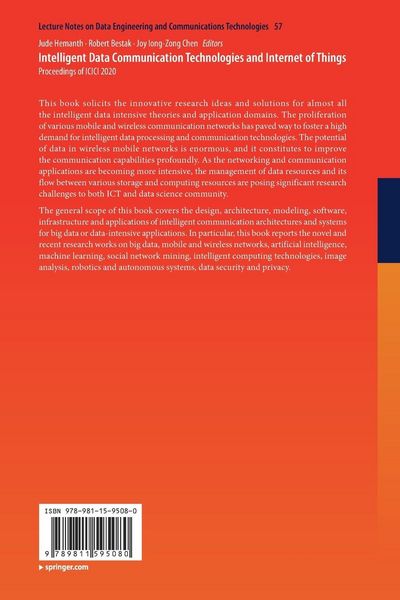 Produktbild: Intelligent Data Communication Technologies and Internet of Things