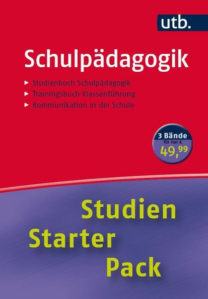 Produktbild: Studien-Starter-Pack Schulp&auml;dagogik, 3 Bde.