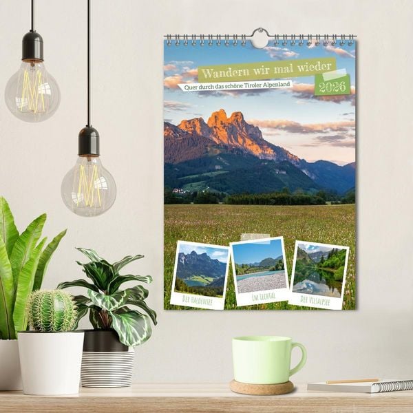Produktbild: Wandern wir mal wieder (Wandkalender 2026 DIN A4 hoch), CALVENDO Monatskalender