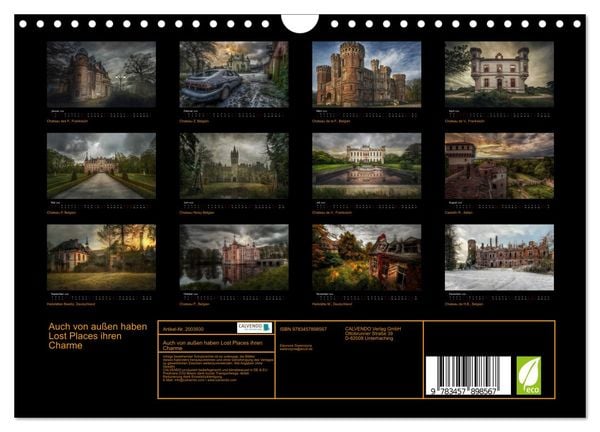 Produktbild: Auch von au&szlig;en haben Lost Places ihren Charme (Wandkalender 2026 DIN A4 quer), CALVENDO Monatskalender