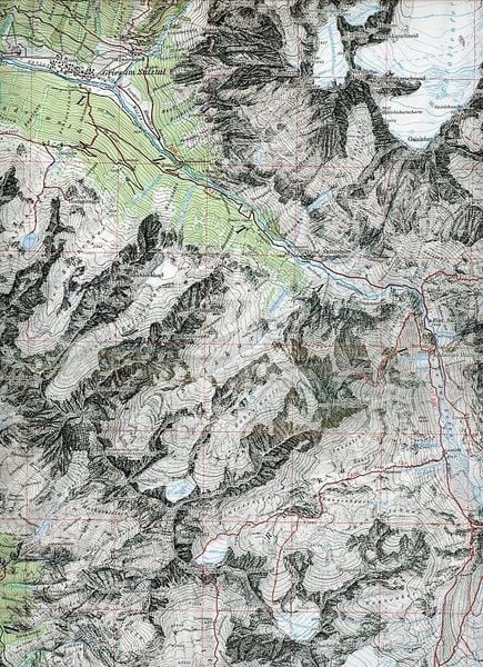 Produktbild: DAV Alpenvereinskarte 31/1 Stubaier Alpen Hochstubai 1 : 25 000 Wegmarkierungen