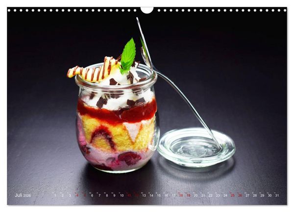 Produktbild: DESSERTVARIATIONEN (Wandkalender 2026 DIN A3 quer), CALVENDO Monatskalender