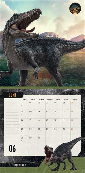 Produktbild: Jurassic World Broschurkalender 2027