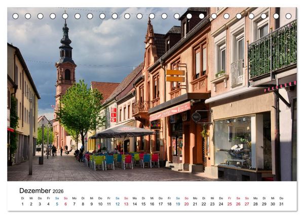 Produktbild: Schwetzingen - Ansichtssache (Tischkalender 2026 DIN A5 quer), CALVENDO Monatskalender