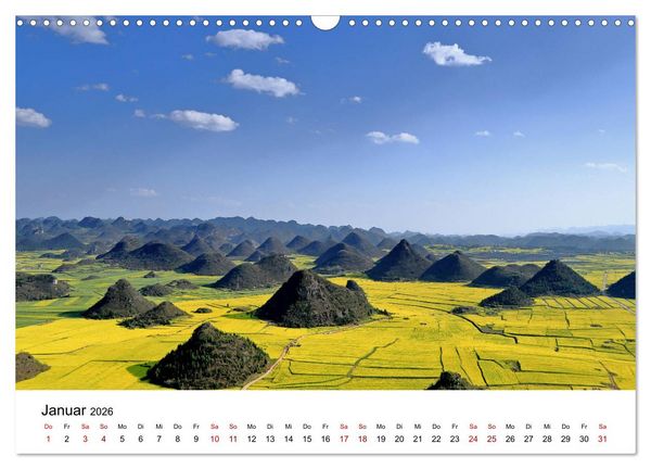 Produktbild: Wildes China (Wandkalender 2026 DIN A3 quer), CALVENDO Monatskalender