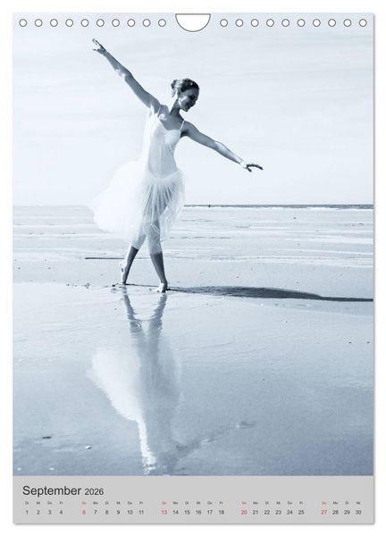 Produktbild: Ballerina (Wandkalender 2026 DIN A4 hoch), CALVENDO Monatskalender