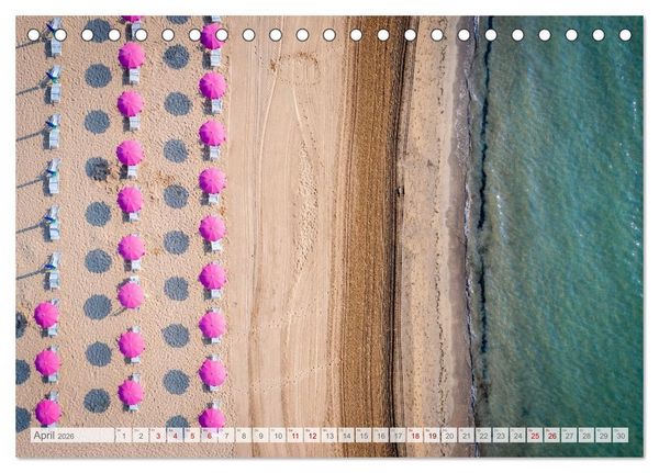 Produktbild: Lignano in Italien. Sommer Strand und Meer (Tischkalender 2026 DIN A5 quer), CALVENDO Monatskalender