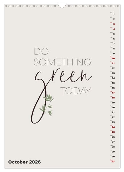 Produktbild: Love your planet (Wall Calendar 2026 DIN A3 portrait), CALVENDO 12 Month Wall Calendar