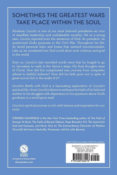 Produktbild: The Lincoln's Battle with God