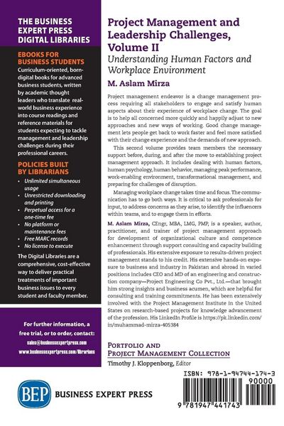 Produktbild: Mirza, M: Project Management and Leadership Challenges, Volu