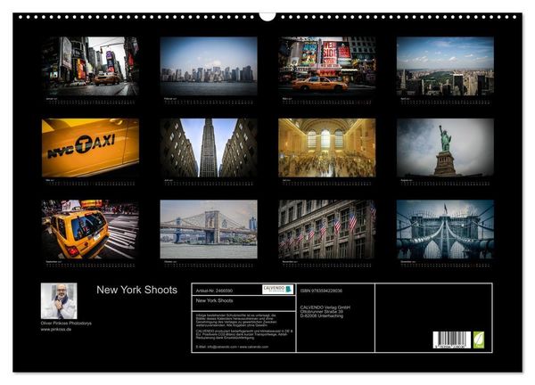 Produktbild: New York Shoots (Wandkalender 2027 DIN A2 quer), CALVENDO Monatskalender