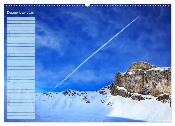 Produktbild: Ski und Snowboard - Leidenschaft im Schnee (Wandkalender 2026 DIN A2 quer), CALVENDO Monatskalender