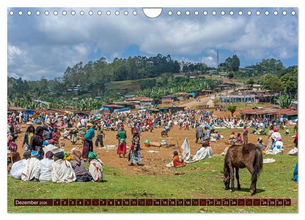 Produktbild: &Auml;thiopien - 13 Monate Sonnenschein (Wandkalender 2026 DIN A4 quer), CALVENDO Monatskalender