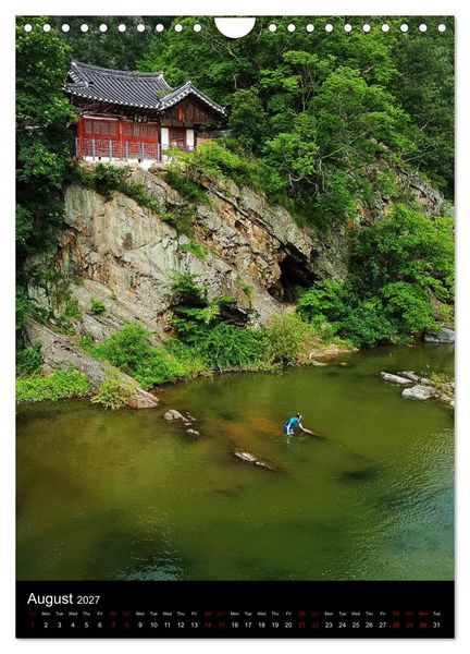 Produktbild: IMAGES OF SOUTH KOREA, THE LAND OF THE MORNING CALM (Wall Calendar 2027 DIN A4 portrait), CALVENDO 12 Month Wall Calendar