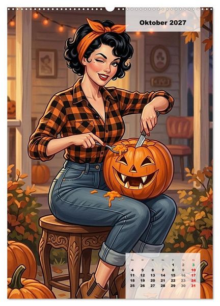 Produktbild: Vampir-Girls (hochwertiger Premium Wandkalender 2027 DIN A2 hoch), Kunstdruck in Hochglanz