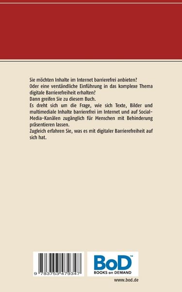 Produktbild: Barrierefreiheit im Internet
