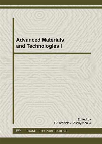 Produktbild: Advanced Materials and Technologies I