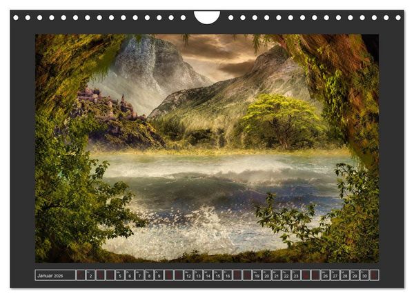 Produktbild: Magische Gefilde (Wandkalender 2026 DIN A4 quer), CALVENDO Monatskalender