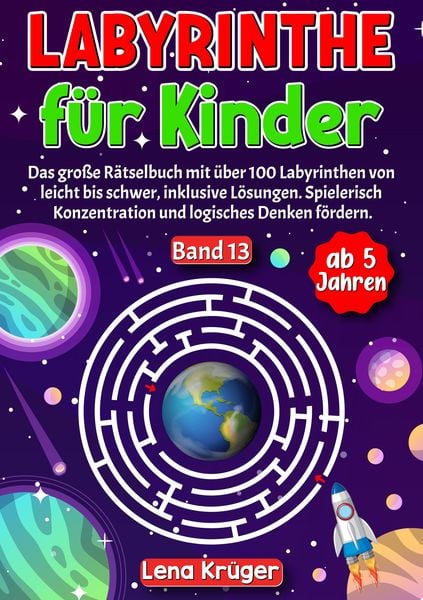 Produktbild: Labyrinthe f&uuml;r Kinder ab 5 Jahren - Band 13