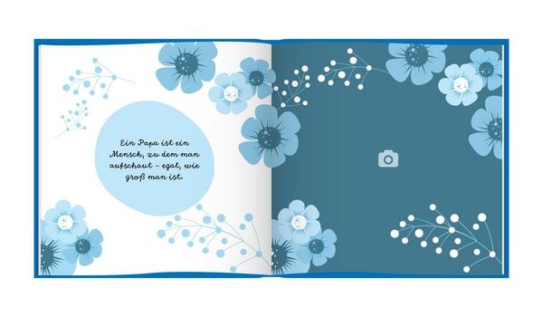 Produktbild: Das Erinnerungsbuch f&uuml;r den besten Papa der Welt. Ausf&uuml;llbuch zum Verschenken f&uuml;r den Papa zum Geburtstag, oder Vatertag. Liebevolle Geschenkidee f&uuml;r Papa von Tochter und Sohn. Geschenkbuch