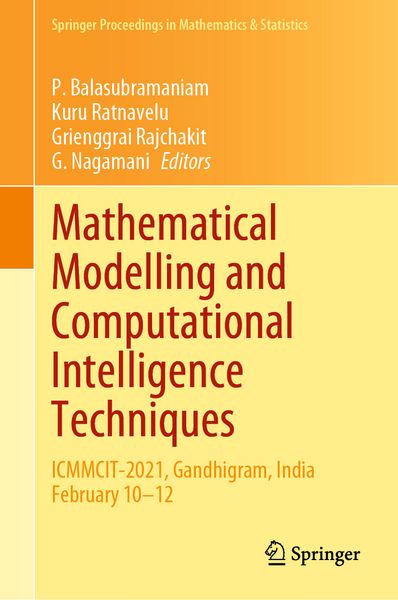 Produktbild: Mathematical Modelling and Computational Intelligence Techniques