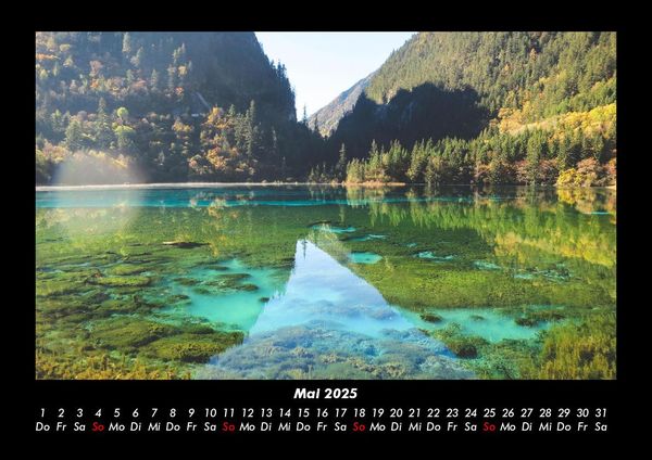 Produktbild: Die Seen der Erde 2025 Fotokalender DIN A3