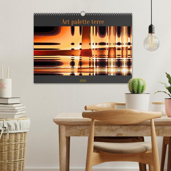 Produktbild: Art palette terre (Calendrier mural 2026 DIN A3 vertical), CALVENDO calendrier mensuel