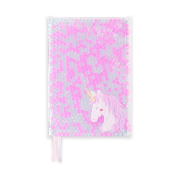 Produktbild: Buch mit Wasserperlen Einhorn