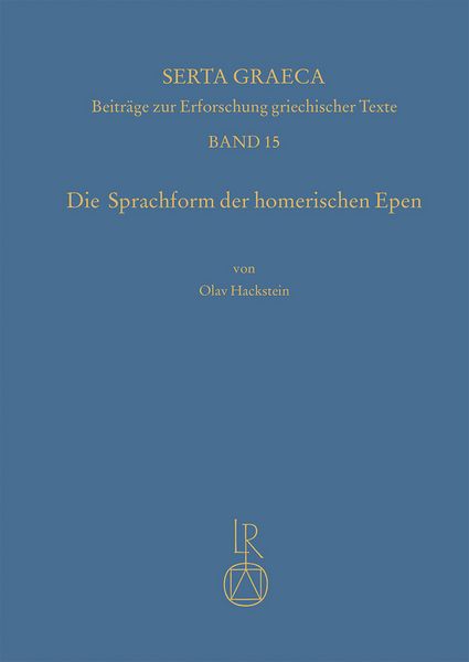 Produktbild: Die Sprachform der homerischen Epen