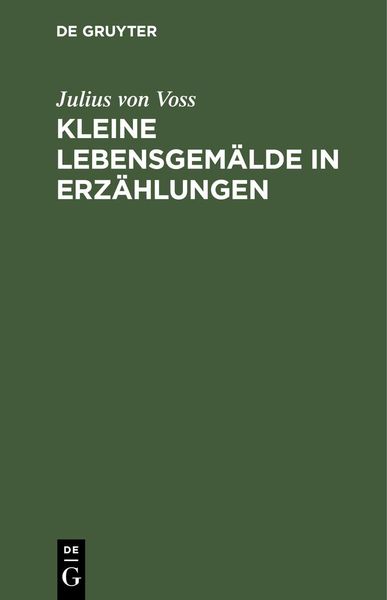 Produktbild: Kleine Lebensgem&auml;lde in Erz&auml;hlungen