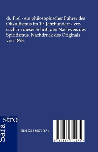Produktbild: Der Spiritismus