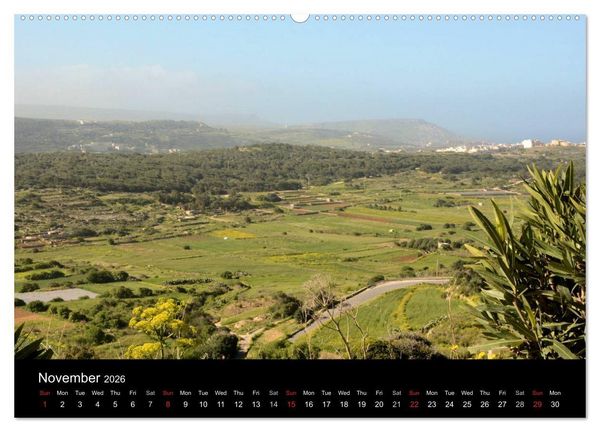 Produktbild: Malta Pearl of the Mediterranean (High Quality Premium Wall Calendar 2026 DIN A2 landscape),CALVENDO 12 Month Wall Calendar