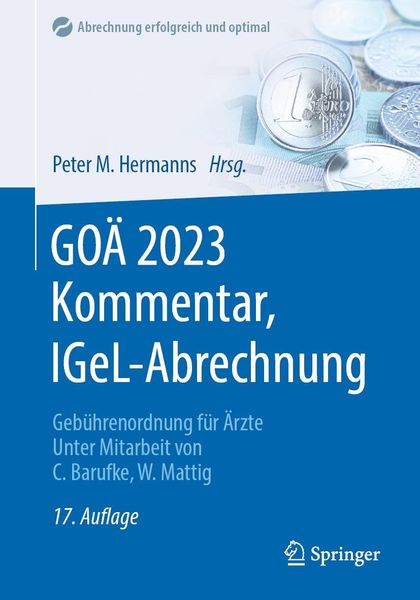 Produktbild: GO&Auml; 2023 Kommentar, IGeL-Abrechnung